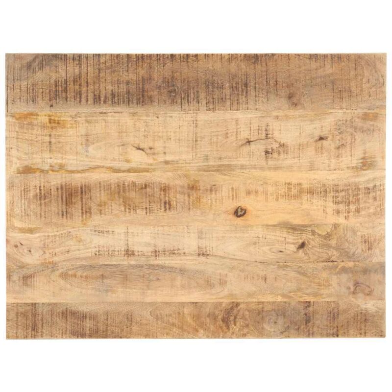 Tischplatte Massivholz Mango 25-27 Mm 90x60 Cm - Vidaxl
