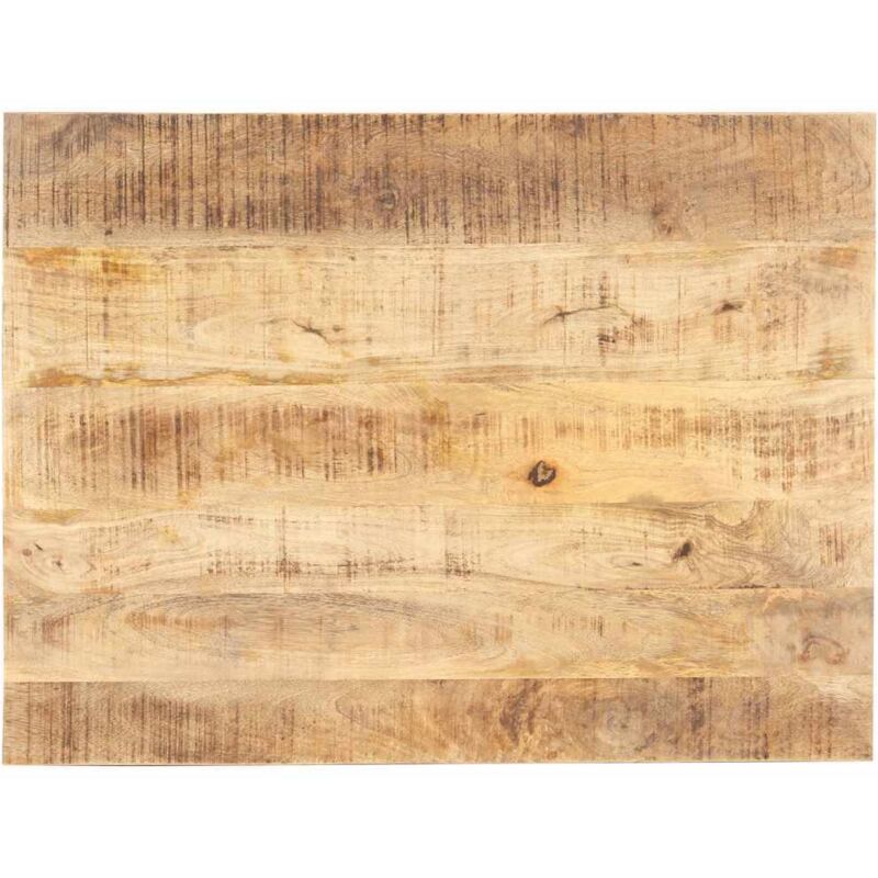 Tischplatte Massivholz Mango 15-16 Mm 80x70 Cm Vidaxl