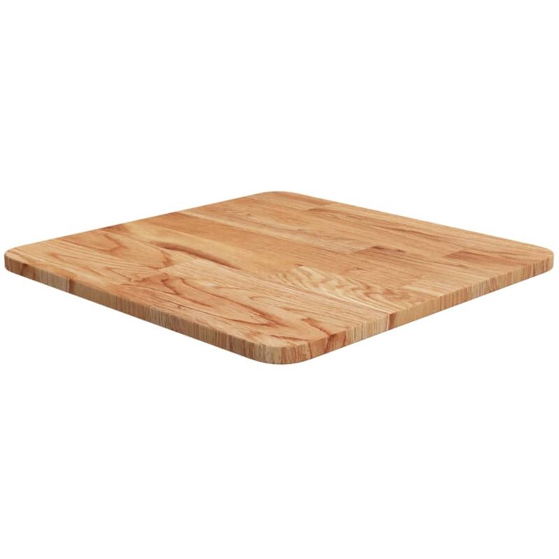 Tischplatte Quadratisch Hellbraun 40x40x1, 5cm Behandelte Eiche Vidaxl