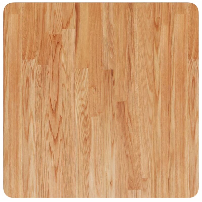 Tischplatte Quadratisch Hellbraun 60x60x1, 5cm Behandelte Eiche - Vidaxl