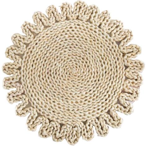 Tischschutz-Set – Tischdecken aus Naturfasern – 38 cm Durchmesser – Ökologisch