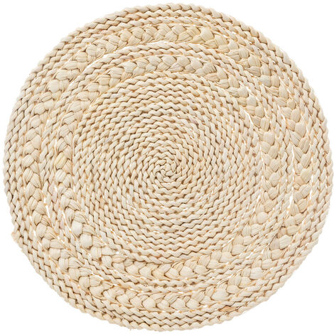 Tischset aus Flechtwerk SOLEYA, Ø 38 cm