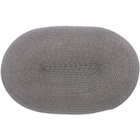 【Tischset】Gewebtes Set aus recycelbarem PP, stoß- und feuchtigkeitsbeständig, Größe 30x45cm, erhältlich in Schwarz, Rot, Blau, Grün, Braun, Gelb und Grau (52g)