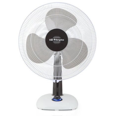 Tischventilator deorbegozo tf 0143 - 50w - ø40cm - 3-stufig - oszillierend und neigungsverstellbar - geräuscharm -