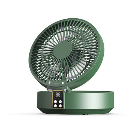 Tischventilator mit Fernbedienung, USB-aufladbar, 3 Geschwindigkeitsstufen, ideal für Schlafzimmer und Zuhause, umweltfreundlich