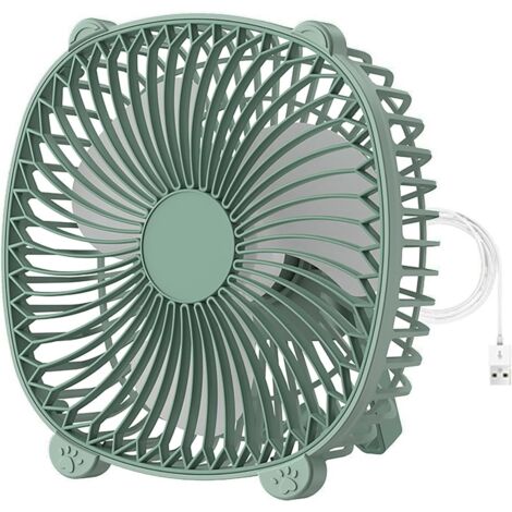 Tischventilator mit USB-Kabel, kompakter und leiser Kühler, Kühlventilator zur Wand- oder Hängemontage, für Stehtische, für Zuhause, Büro