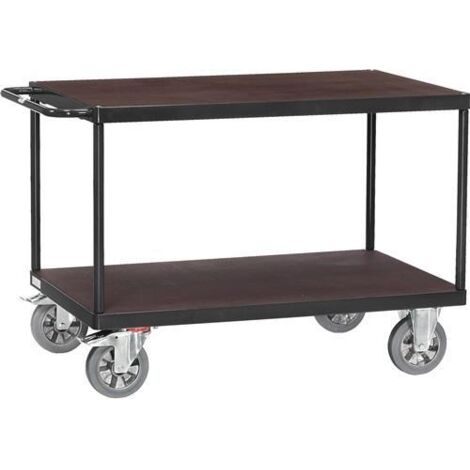 Tischwagen 2 Ladeflächen L2000xB800mm grau Trgf.1200 kg FETRA