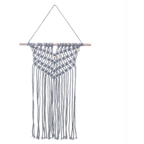 Tissage mural gris