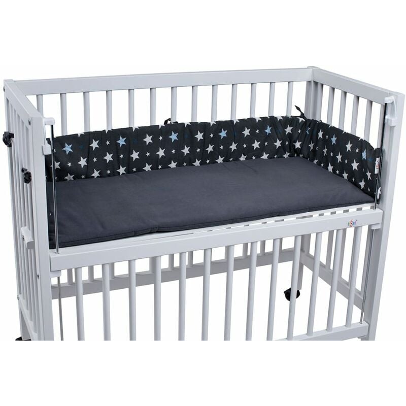 

Incrustación para la cuna MAXI Boxspring antracita estrellas - Antracita - Tissi