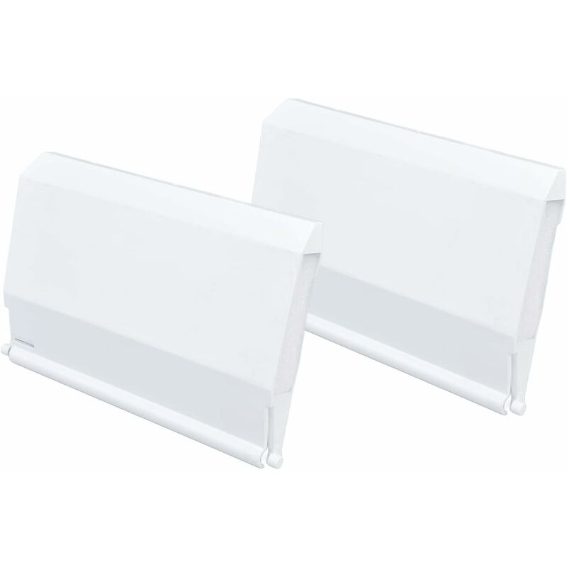 Tissting 2 Pcs Blanc Weir Gate, 7.7x5.5 Pouces Piscine Skimmer Gate Baffle avec Eponge, Weirs Gates Assembly Accessoires de Remplacement