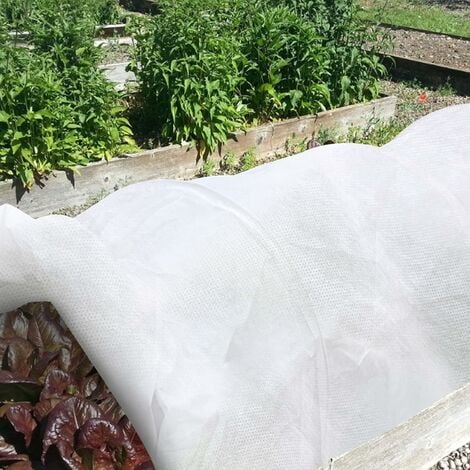 Tissu antigel pour plantes - En polaire durable - Protection contre le gel - Pour plantes de jardin, légumes, plantes - Couverture de protection contre le gel