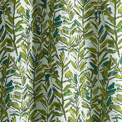 Tissu aux feuilles d'olivier Vert Olive 145 cm
