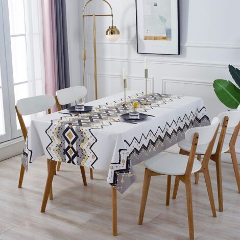 Tissu carré jetable imperméable et résistant à l'huile ménage petite nappe carrée (140140)