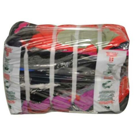 Tissu chiffoné coloré mélangé, 10 kg