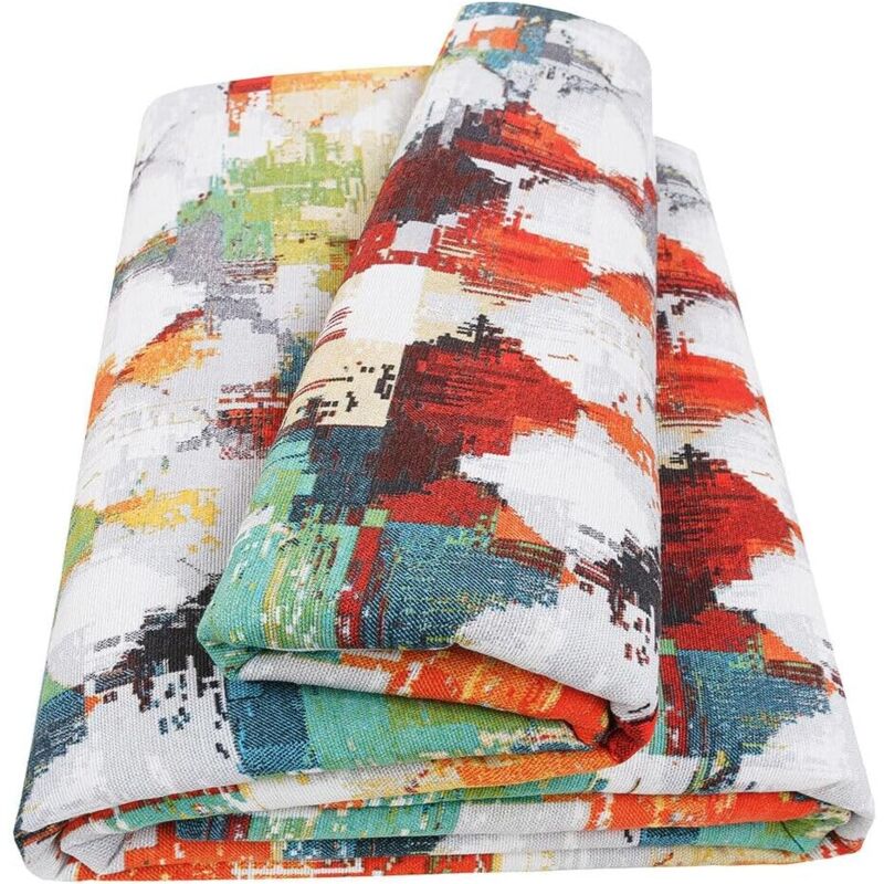 Emmevi Mv S.p.a. - Tissu D'Ameublement En Coton Gran Foulard Housse De Canapé Patchwork - 170x280 Cm