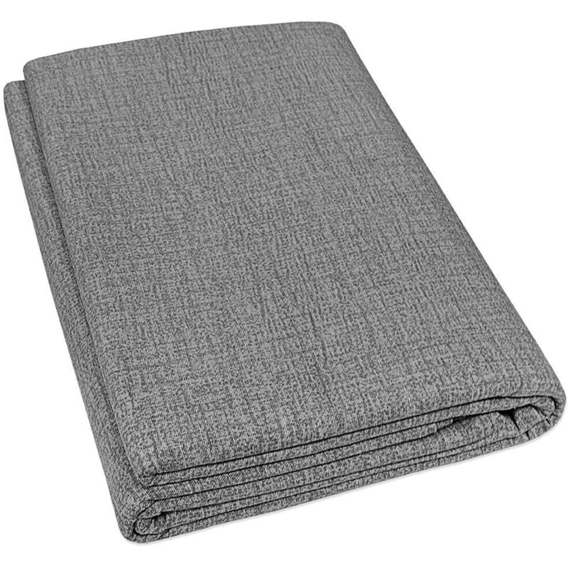 Tissu d'ameublement Revêtement en tissu Gran Foulard Housse de canapé Fauteuil-lit Gris - 230x265 cm