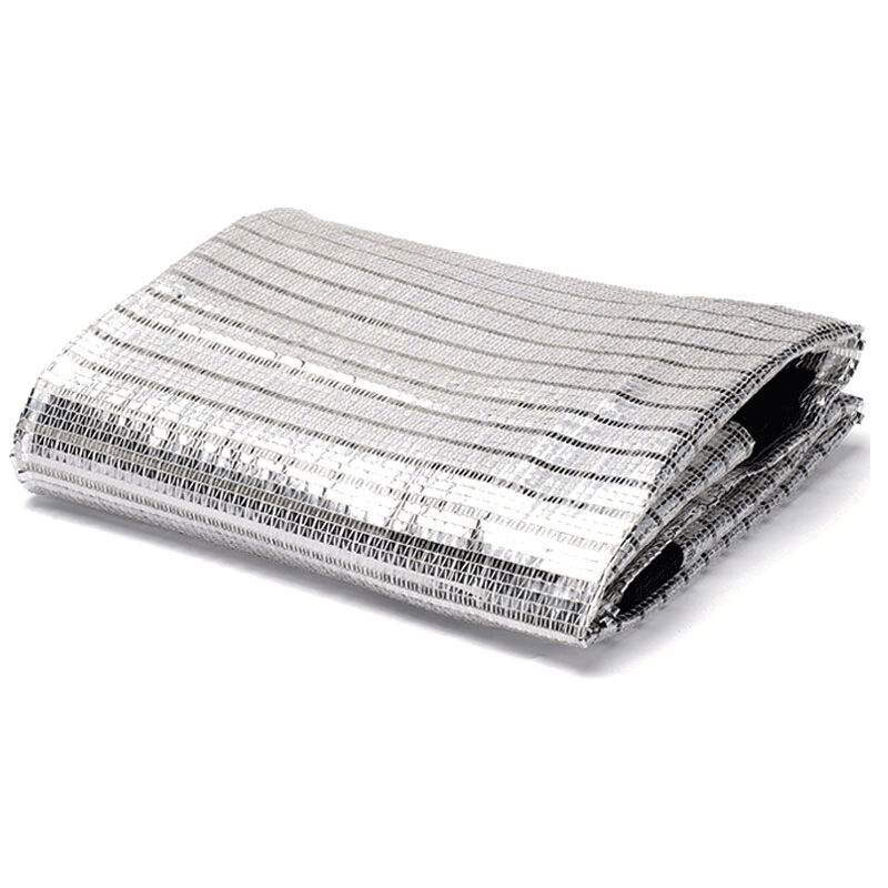 Ensoleille - Tissu de Bloc uv perméable Filet de Protection Solaire extérieur Durable Filet de Papier d'aluminium réfléchissant 75% taux d'ombrage