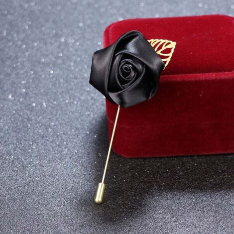 Tissu de corsage de mariage, broche de fleurs artificielles, accessoires de mariage, aiguille de fer de corsage