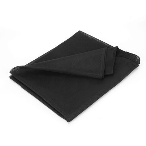 Tissu de Protection Imperméable pour Enceintes, Housse Respirante Grille Acoustique Noire