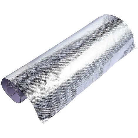 CREA Tissu de protection thermique en aluminium avec barrière thermique à support auto-adhésif