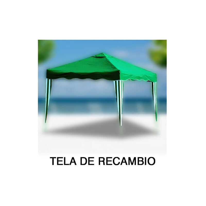 Tissu rechange pour pergola pliable verte