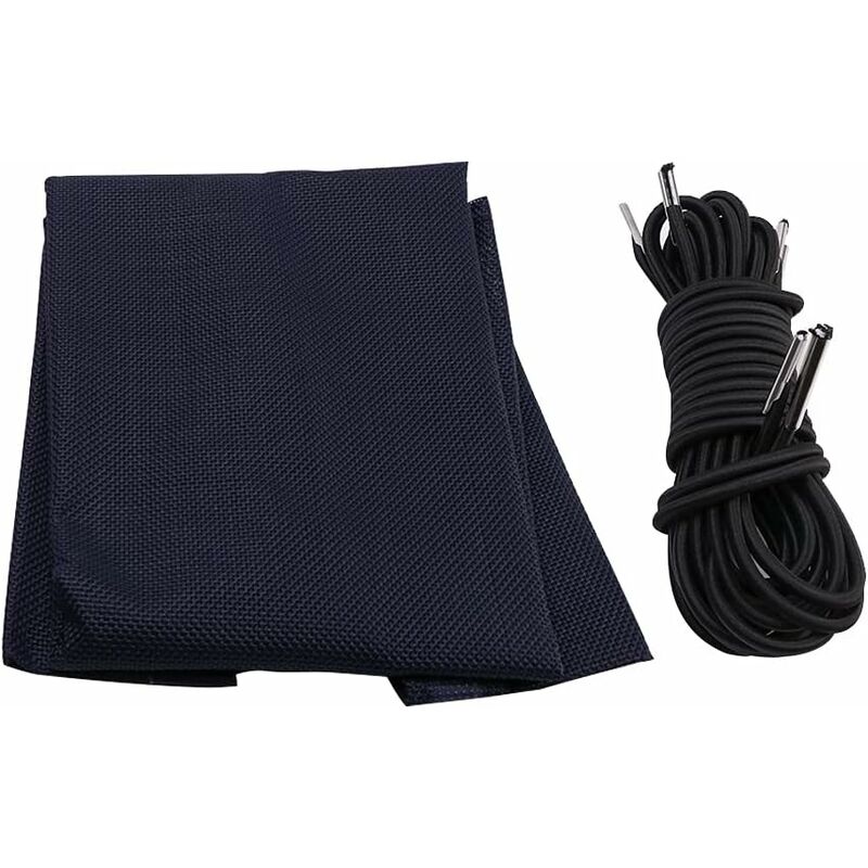 Tissu de remplacement de chaise, tissu de chaise longue anti-gravité (bleu marines) avec corde, accessoires de chaise, chaise longue de patio