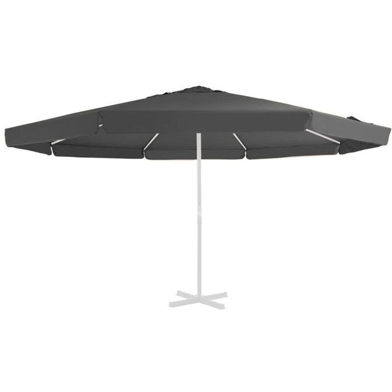 vidaXL Ersatzbezug für Sonnenschirm Anthrazit 515 cm
