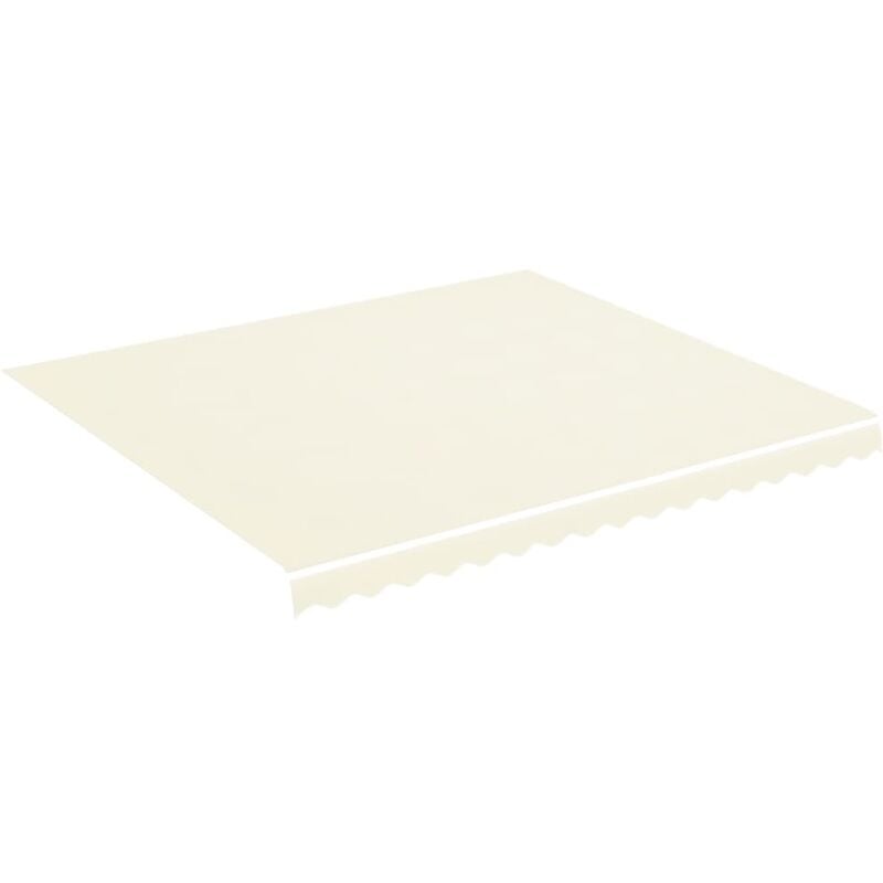 Tissu de remplacement pour auvent Crème 4x3,5 m