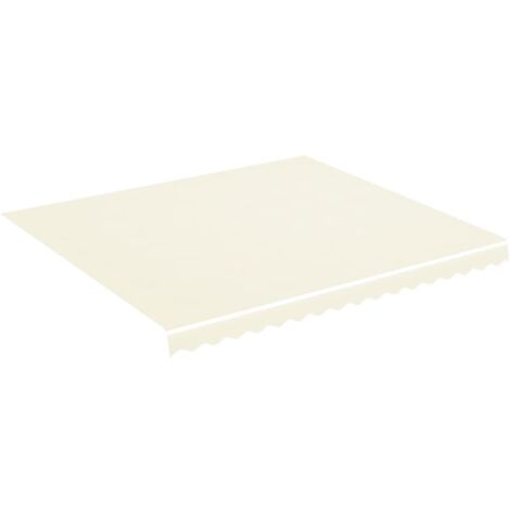 Tissu de remplacement pour auvent Crème 4x3,5 m
