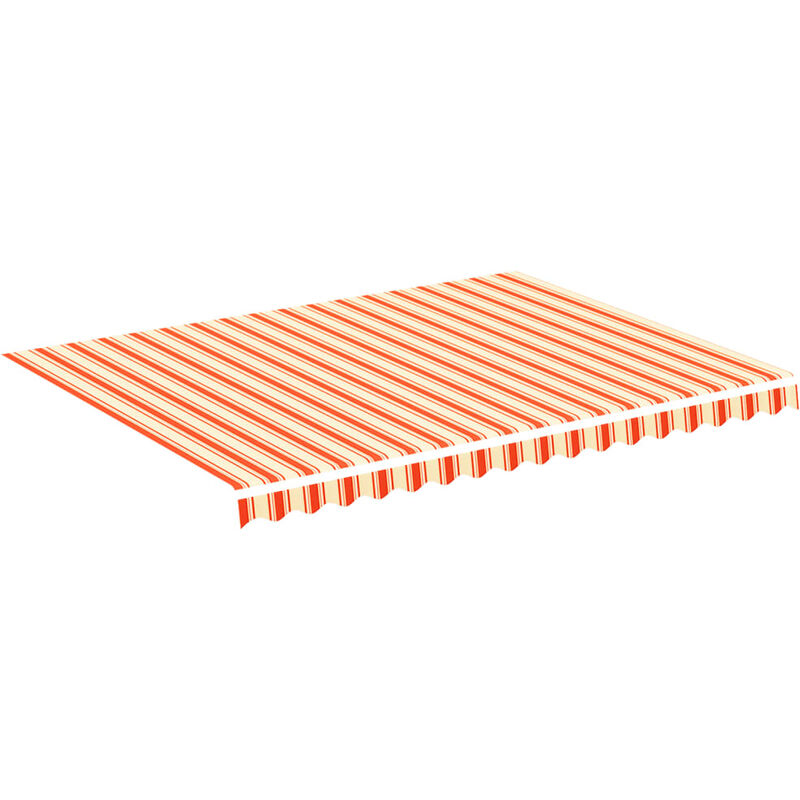 Tissu de remplacement pour auvent Jaune et orange 4x3 m