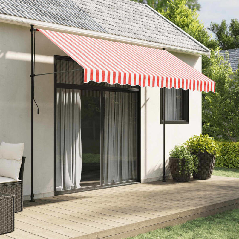VidaXL - Markisenstoff gewebe, One Size, Rot Bunt