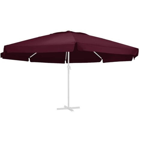 Tissu de remplacement pour parasol d'extérieur, Robuste de Qualité, Bordeaux 600 cm OIB8040E