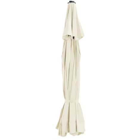 Tissu de remplacement pour parasol d'extérieur-Tissu de rechange Sable 515 cm 857902