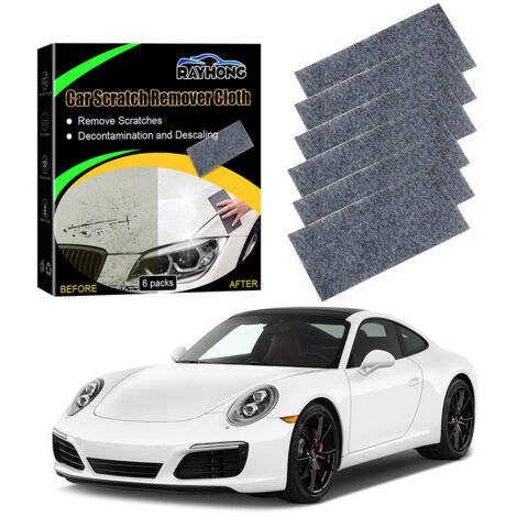 Tissu de Réparation Rayures Auto Polyvalent - Lot de 6 Pièces