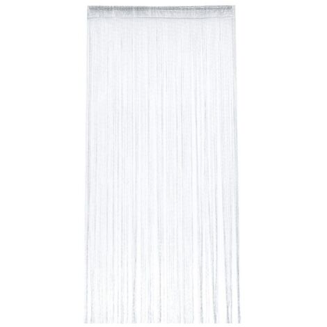Tissu de séparation de porte et rideau Dewdrop, pour salon, décoration festive, blanc 100 x 200 cm