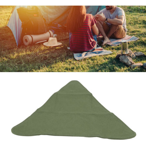 Tissu de siège triangulaire portable et pliable [Modèle Canvas Militaire]