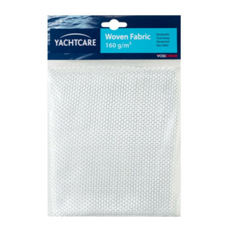 Tissu de verre 160g/m2 – 1m2 – Renforcement pour résines polyester et époxy – Résistance identique dans les deux sens – Yachtcare