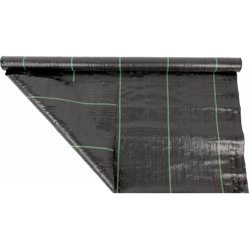 Tissu désherbant 1x10m 100 g noir