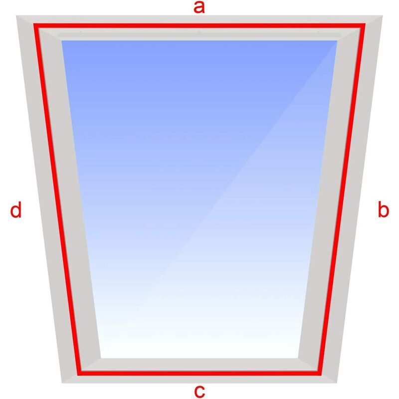 Tissu d'isolation de fenêtre à pivot central avec un périmètre allant jusqu'à 380 cm - pour climatiseur et sèche-linge mobiles - adapté à toutes les
