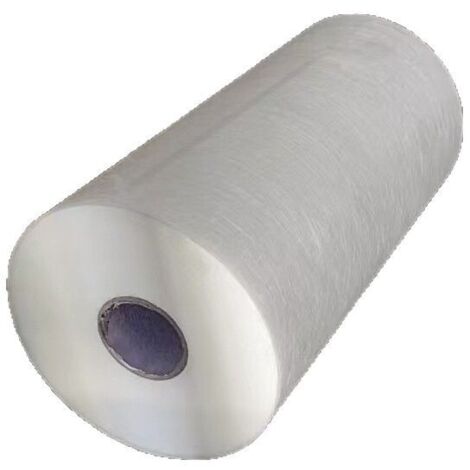 Tissu en fibre plastique imperméable, blanc, 30 cm x 50 m, 3 rouleaux Tissu résistant à la déchirure pour réparer les fuites de toiture