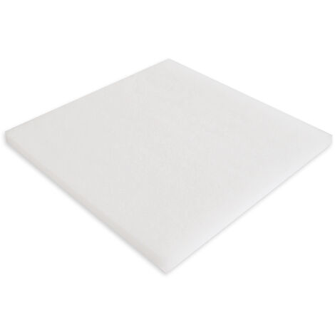 TEICHTIP Tissu filtrant Synfil 300 100x100x2,5cm très fin blanc pour filtre bassin/aquarium média filtration