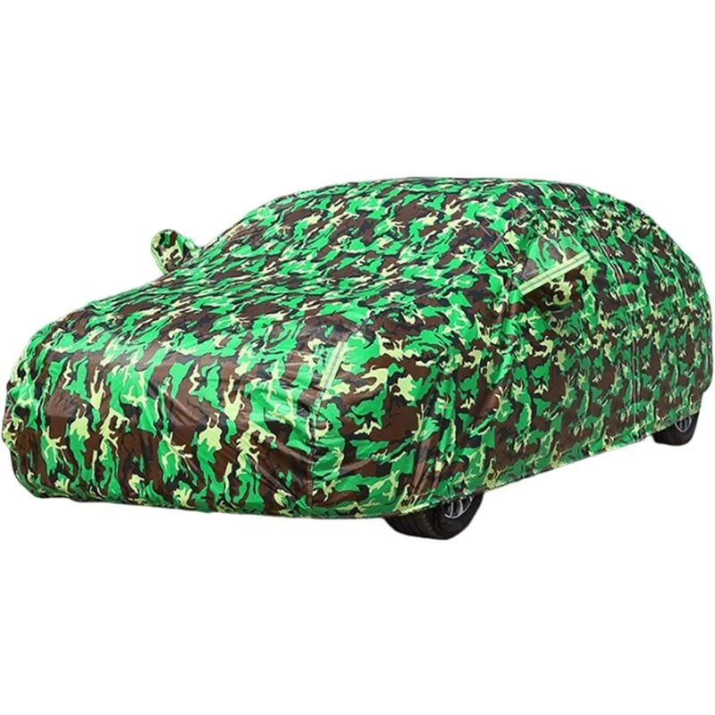 Tissu Oxford Nouvelle ligne de produits anti-rayures anti-pluie en aluminium enduit de camouflage bâche de voiture en tissu parapluie(400×165×155)cm