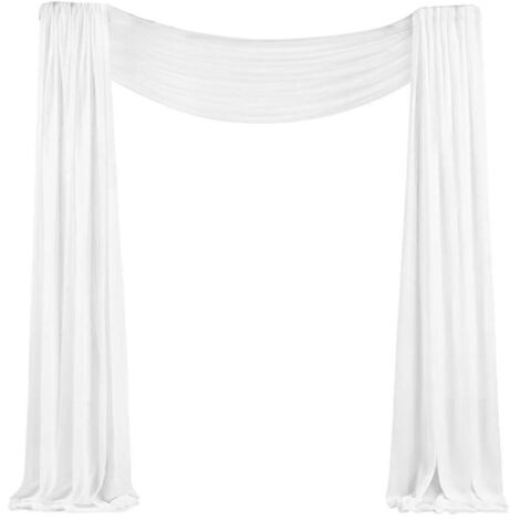 Tissu pour arche de mariage 29,5 pouces x 19,6 pieds pour cérémonie de mariage