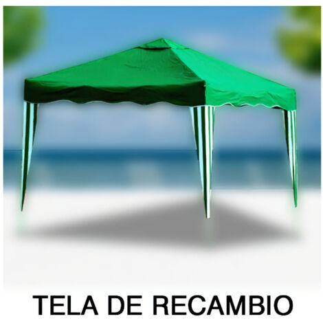 Tissu rechange pour pergola pliable verte