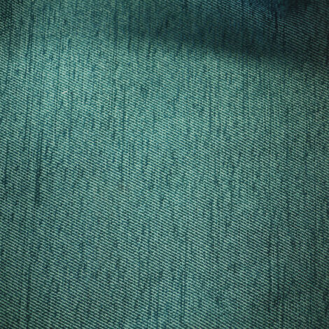 Tissu uni non feu M1 en velours fiore Bleu Canard 280 cm