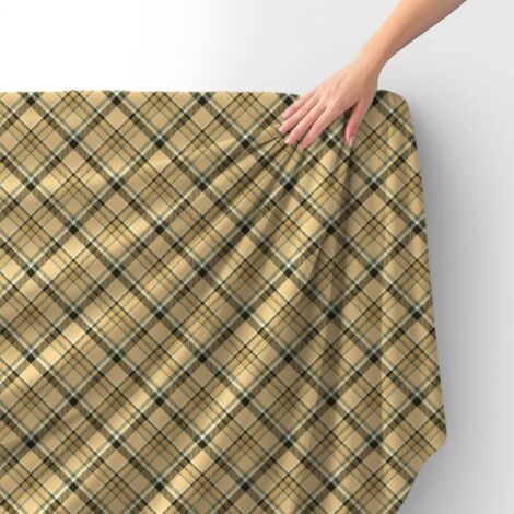 Tissu velours royal polyester à coudre - Motif à carreaux 12