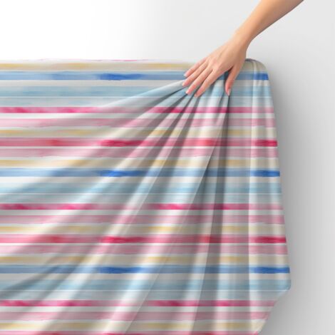 Tissu velours royal polyester à coudre – Motif à rayures – RDX2593