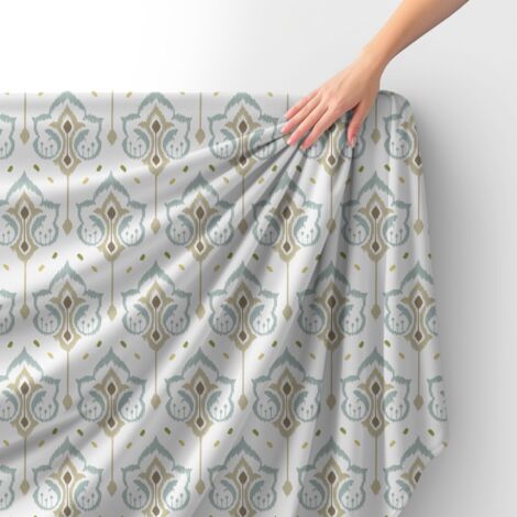 Tissu velours royal polyester à coudre - Motif abstrait 2