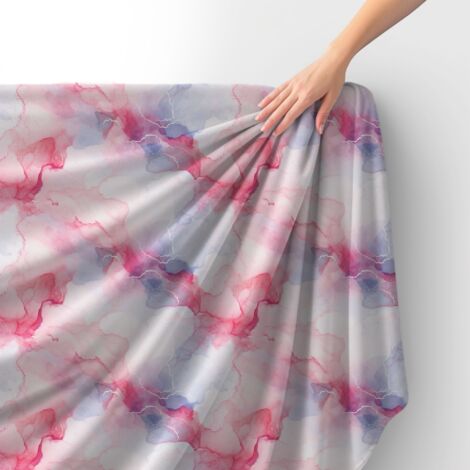 Tissu velours royal polyester à coudre – Motif abstrait – RDX2705