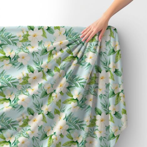 Tissu velours royal polyester à coudre - Motif fleurs - RDX2616